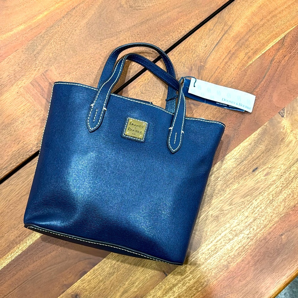 Dooney & Bourke navy mini waverly